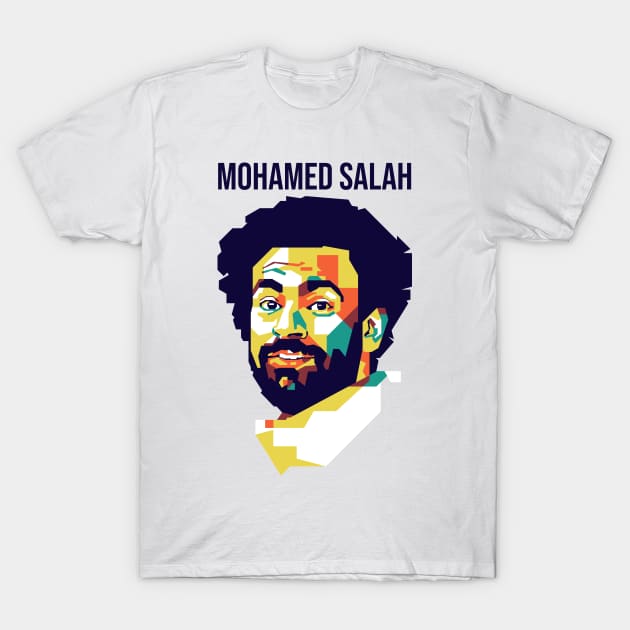 Mohamed Salah on WPAP Style 2 T-Shirt by pentaShop